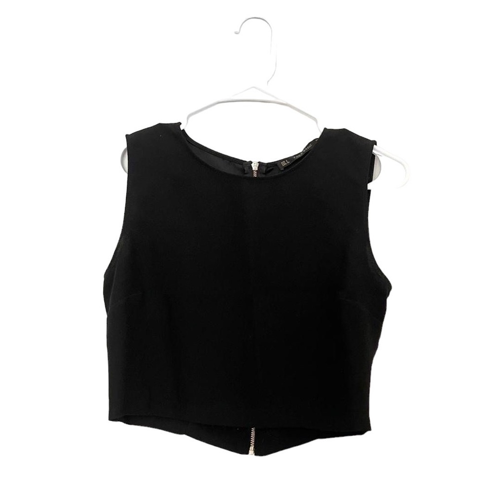 Black Zara Crop Top